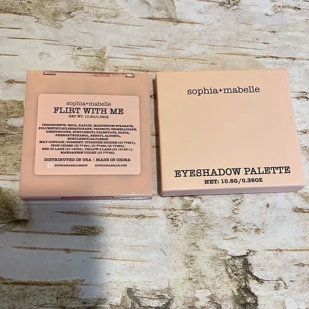 ☀️ Sophia+mabelle Eyeshadow Palette in pink and browns